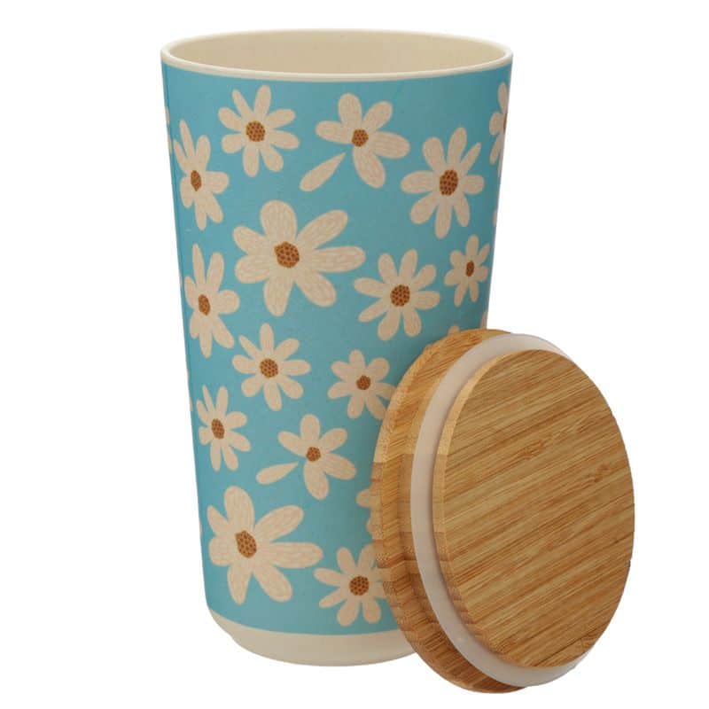 Daisy Bamboo Storage Jar
