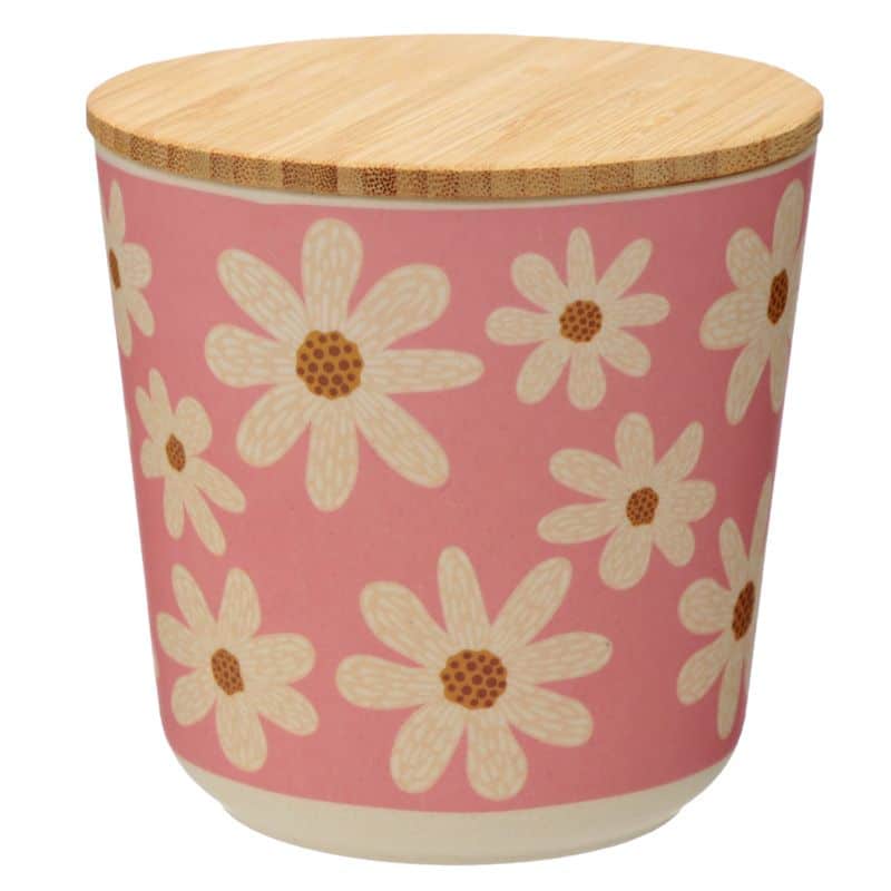 Oopsie Daisy Bamboo Storage Jar - Small - Image 2