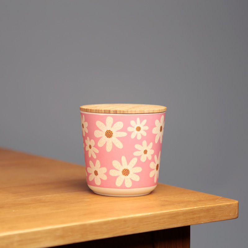 Oopsie Daisy Bamboo Storage Jar - Small - Image 3