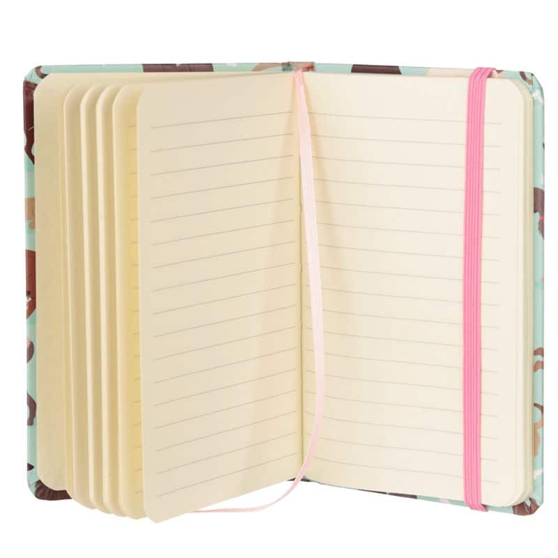 Catch Patch Dog Notepad/Notebook with Elastic Band