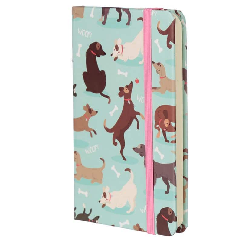 Catch Patch Dog Notepad/Notebook with Elastic Band