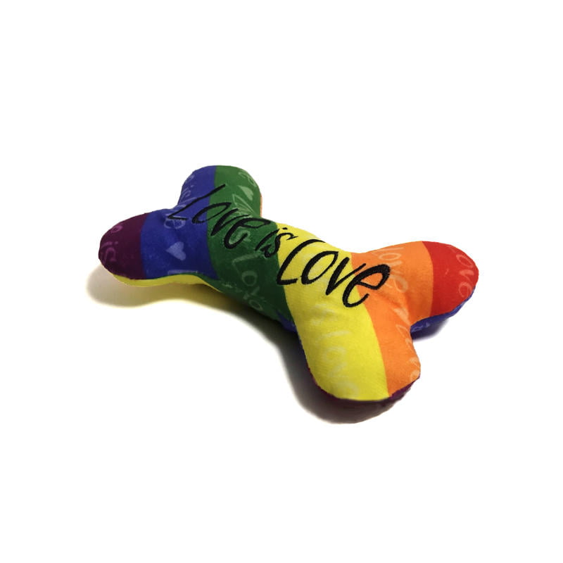 Love Is Love Plush Dog Toy