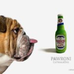 Pawroni Beer Bottle Plush Dog Toy