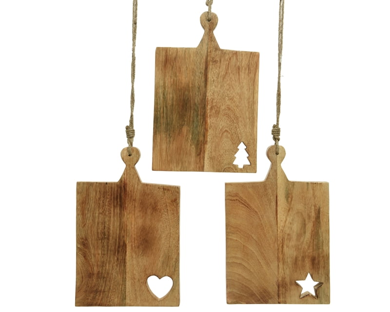 Mango Wood Christmas Tree Chopping Board