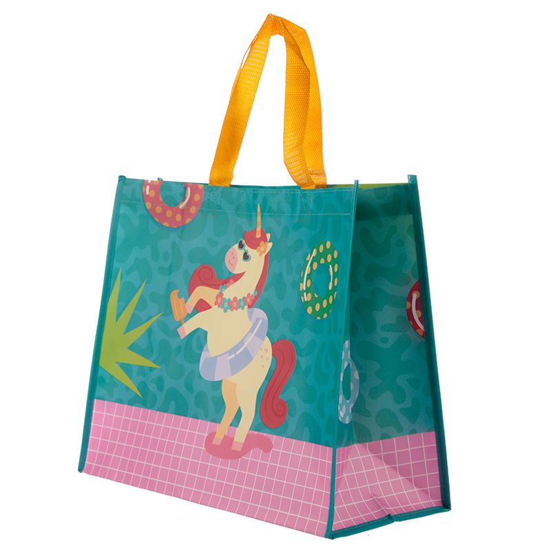Vacation Vibes Unicorn Shopping Bag