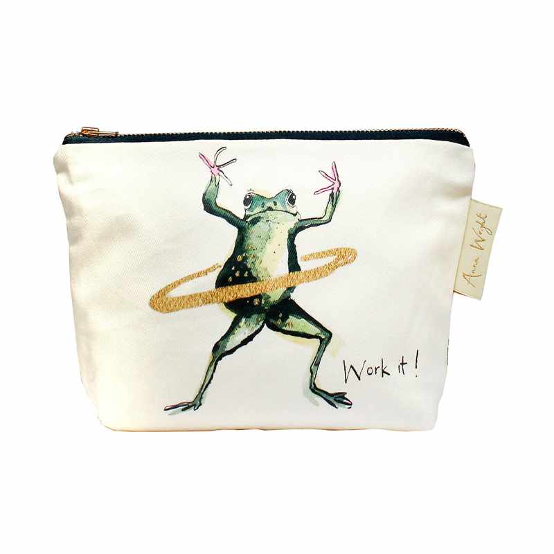 Work It Frog Make Up Bag
