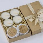 100% natural wax melt & tea light gift set