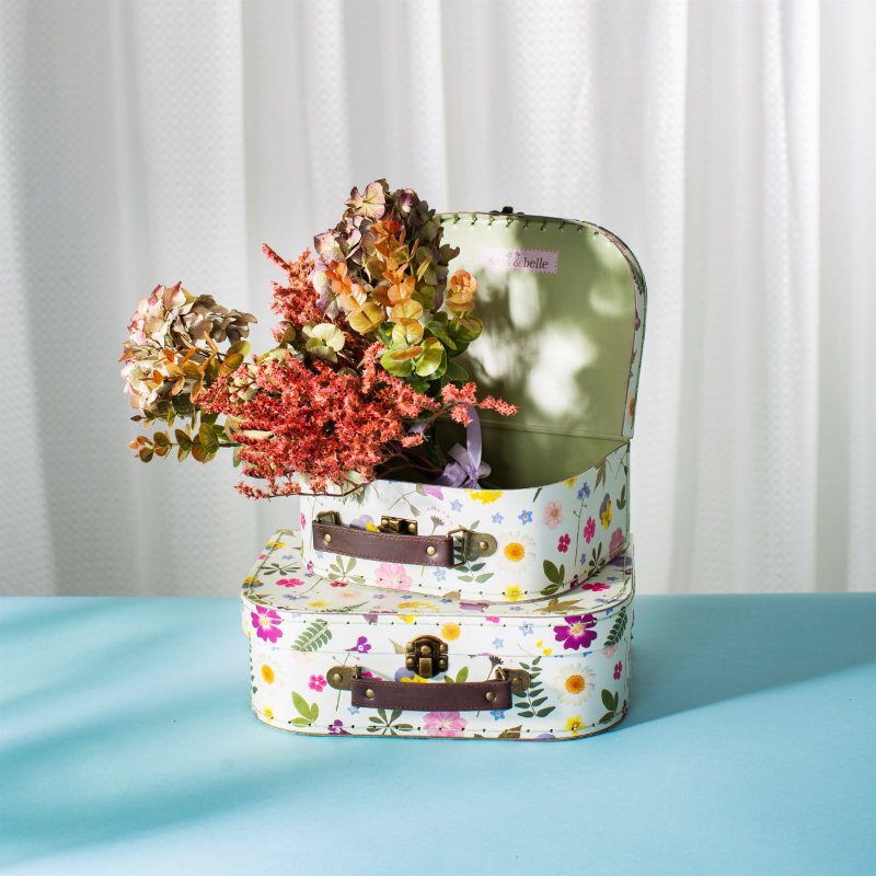 Pressed Flowers Suitcases - Set of 2 - Image 3