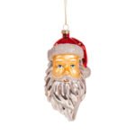 Santa Shaped Bauble