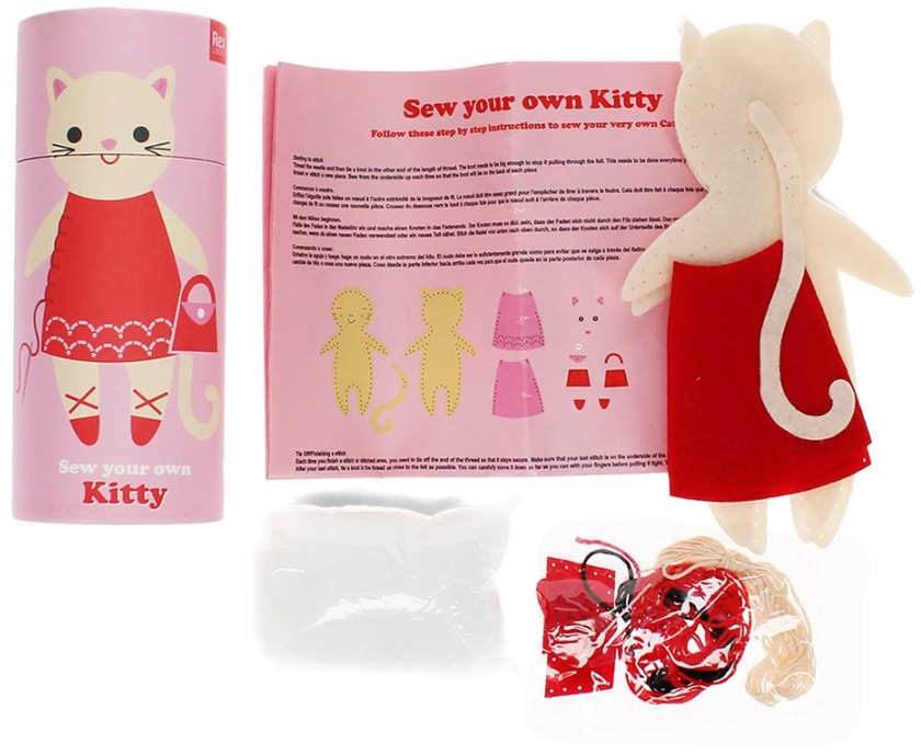 Sew your own kitty cat contents