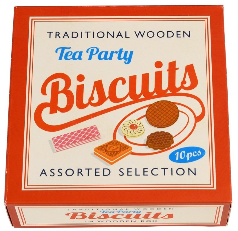 Box of tea party gifts