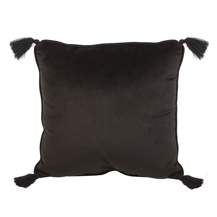 Square Black Astrology Wheel Cushion - Image 2