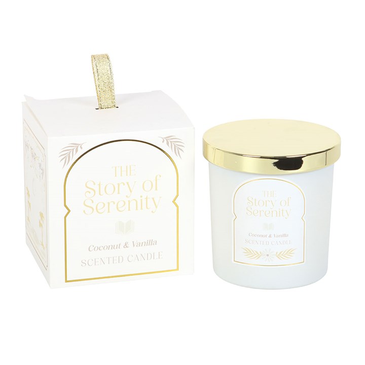 The Story of Serenity Coconut & Vanilla Candle - Image 2