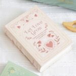 Pink Book Shaped Storage Box