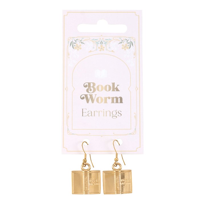 Book Worm Earrings - Image 2