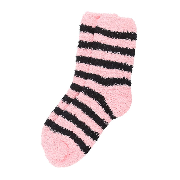 Pink and Black Striped Socks in Coffin Gift Box - Image 3