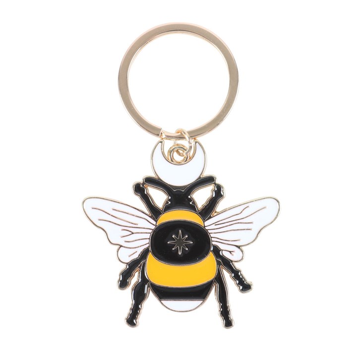 Forest Bee Enamel Keyring - Image 2