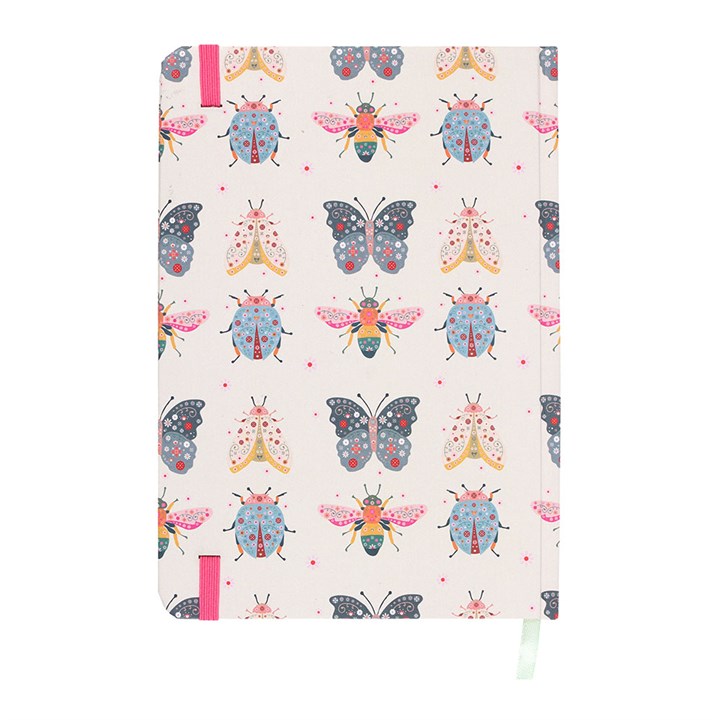 Floral Bug Print A5 Notebook - Image 3
