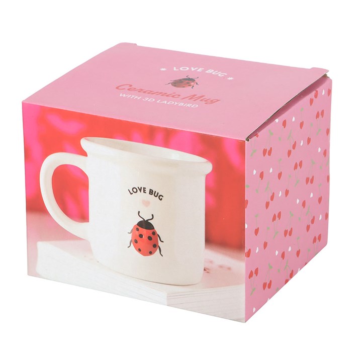 Love Bug Mug with 3D Ladybird - Image 5