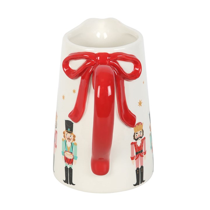 Nutcracker Ceramic Flower Jug with Bow - Image 3