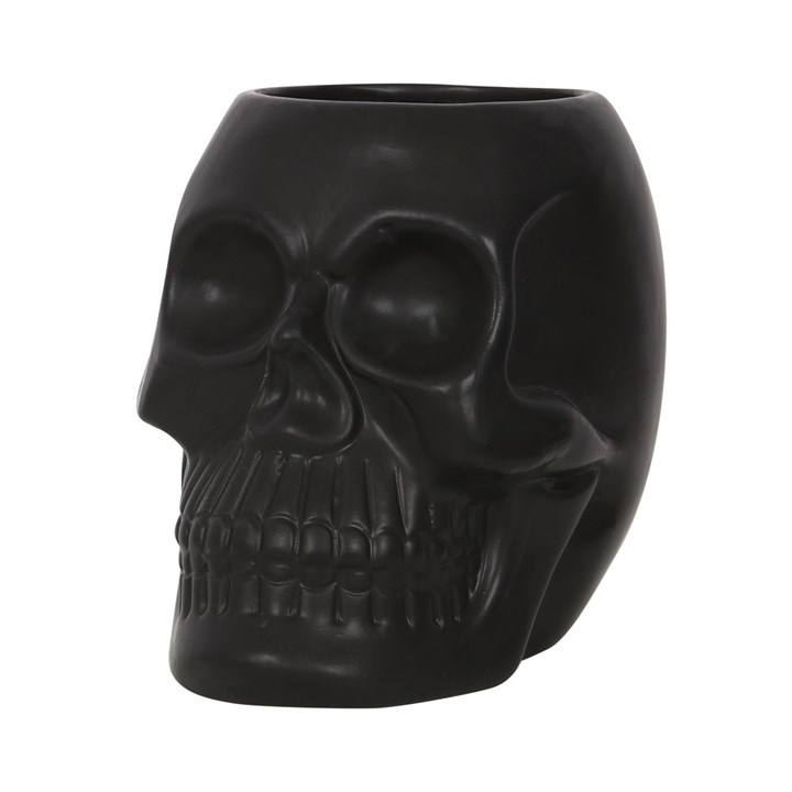 Black Skull Plant Pot - Image 2