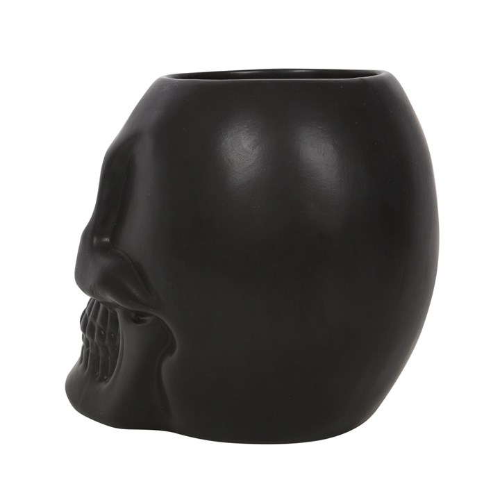 Black Skull Plant Pot - Image 4