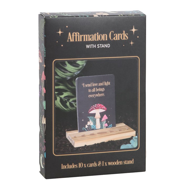 Affirmation Cards with Wooden Stand - Image 2