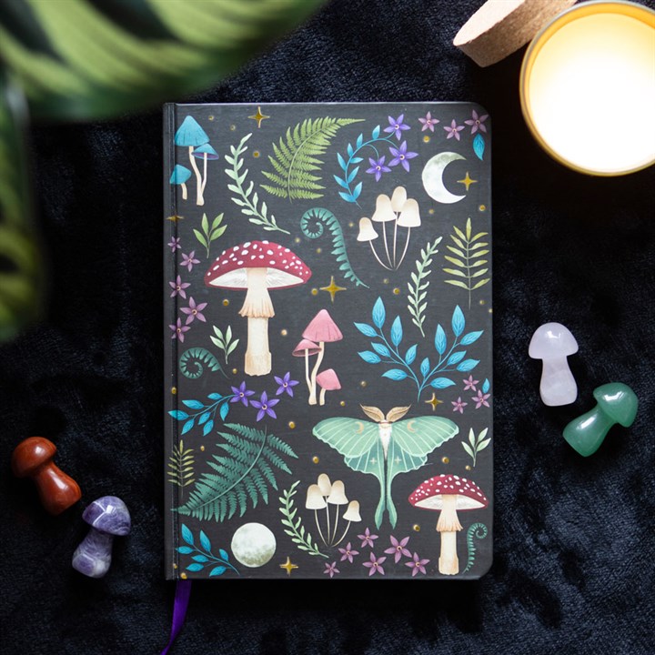 Dark Forest Print A5 Notebook - Image 4