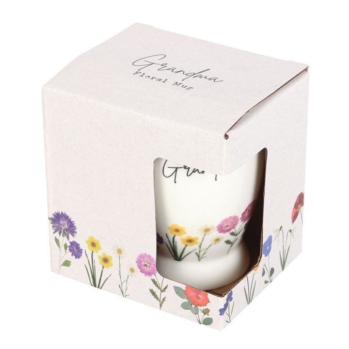 Grandma Wildflower Pedestal Mug - Image 3