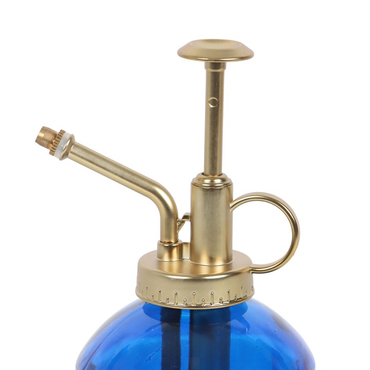 Small Blue Glass Plant Mister - Image 3
