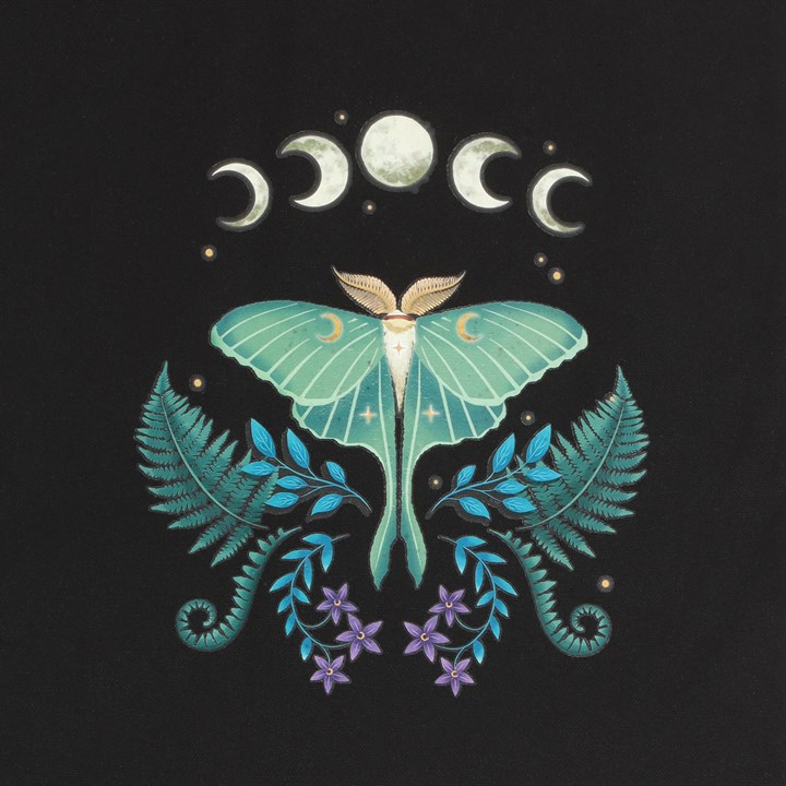 Luna Moth Polycotton Tote Bag - Image 2