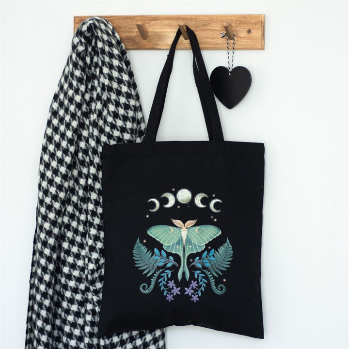 Luna Moth Polycotton Tote Bag - Image 4