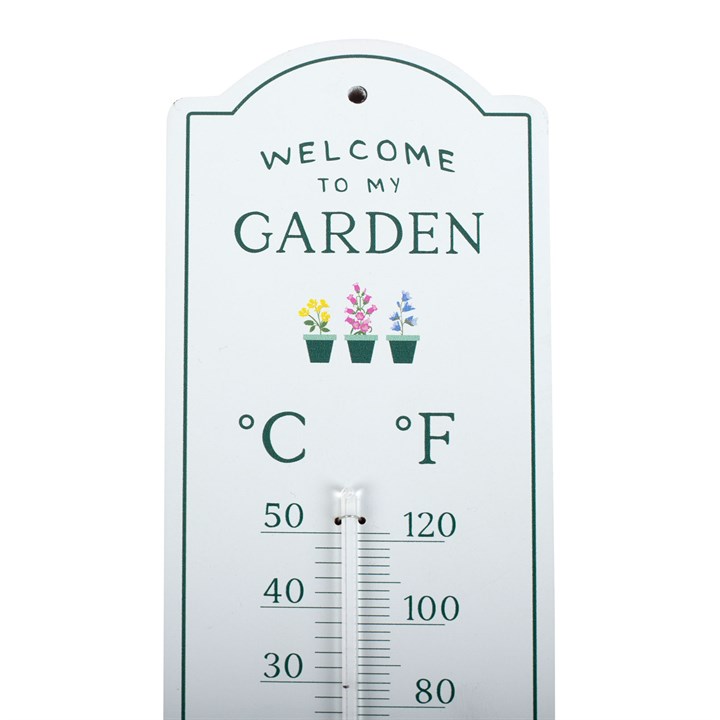Welcome to My Garden Wall Thermometer - Image 2