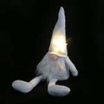 Sitting Santa Gonk with LED Star