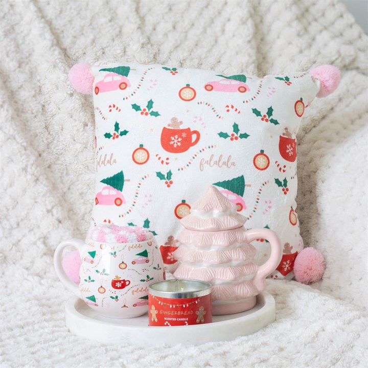 Pink Christmas Tree Shaped Mug - Image 6