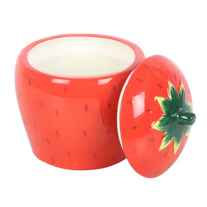 Strawberry Shaped Candle Jar - Image 2