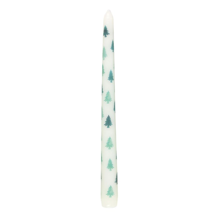 Green Fir Tree Candle Holder with Taper Candle - Image 4